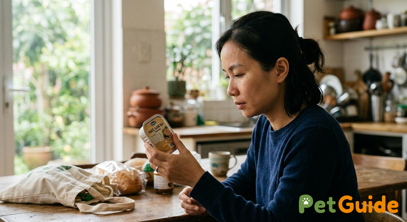Tiêu chí chọn pate an toàn: thành phần rõ ràng