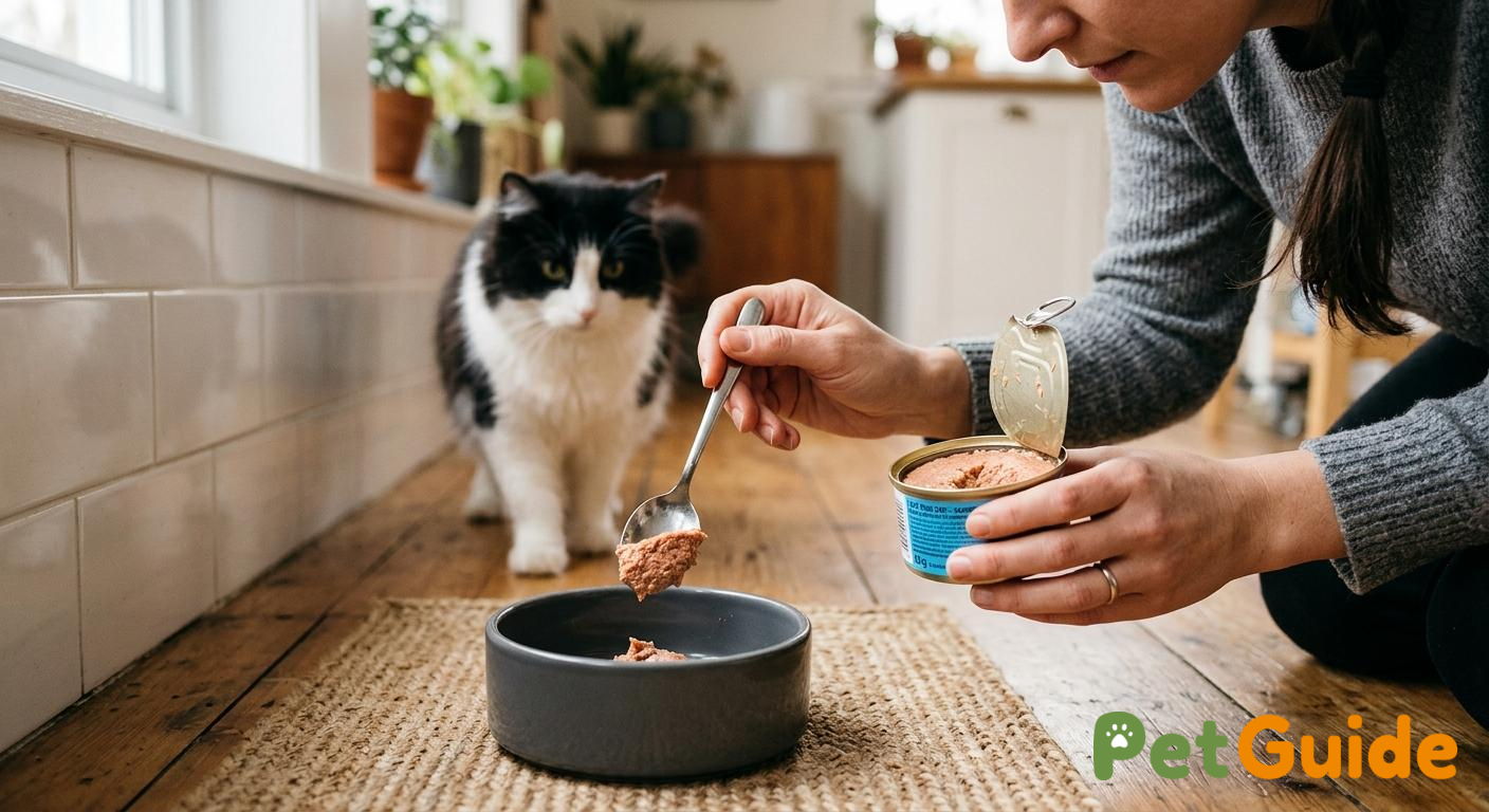 Lưu ý khi cho mèo ăn pate lần đầu